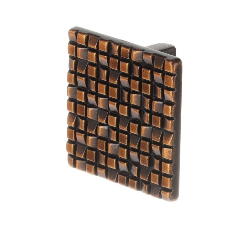 knopek Mosa čtvereční XR16, starobronz