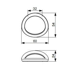 madlo Orco XH52, černá matná