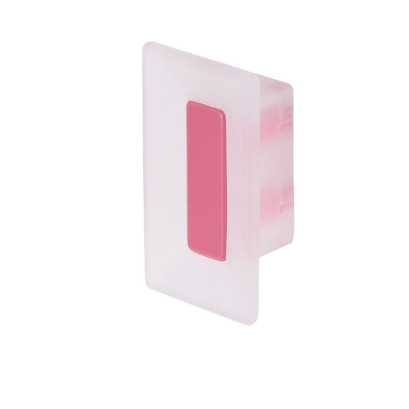 knopek Menia obdélníkový XD02, růžová