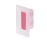 knopek Menia obdélníkový XD02, růžová