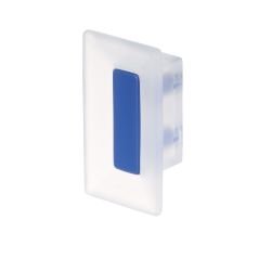 knopek Menia obdélníkový XD02, modrá