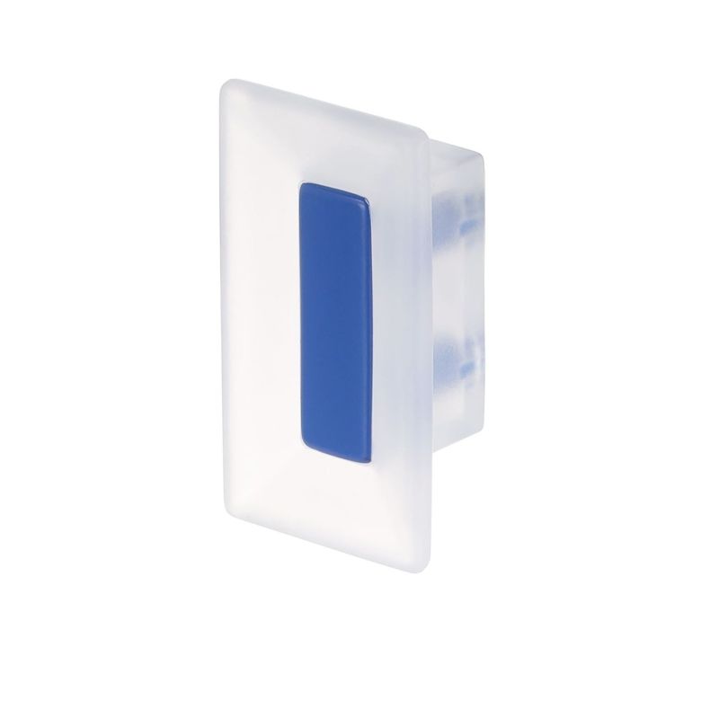 knopek Menia obdélníkový XD02, modrá