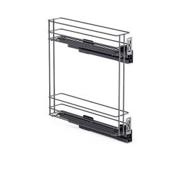 Výsuvný dvoupoličkový koš boční Cargo PRO, pravý, antracit