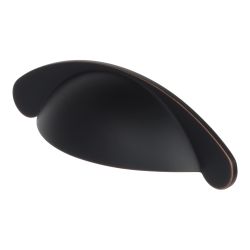 úchytka mušle Cona RX XR19, patinovaná hnědá