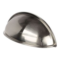 úchytka mušle Loka RX XR20, broušený nikl