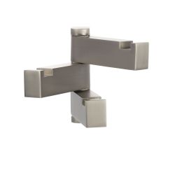 tříramenný věšák Morida XV38, matný nikl