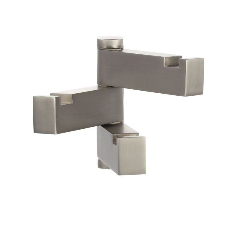 tříramenný věšák Morida XV38, matný nikl