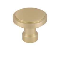 knopek Onka kulatý 2605, jemně broušená mosaz AL76