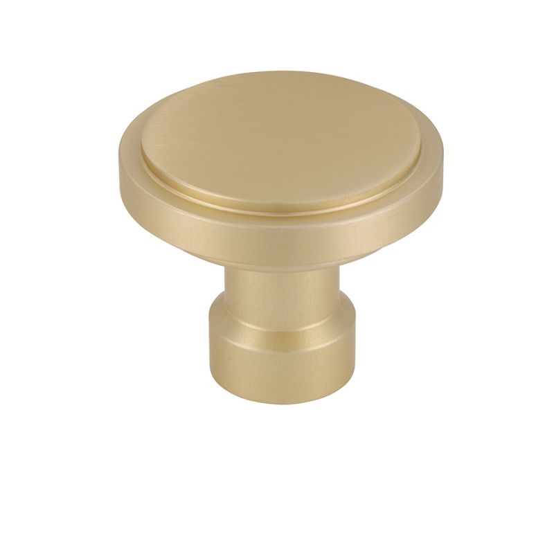 knopek Onka kulatý 2605, jemně broušená mosaz AL76