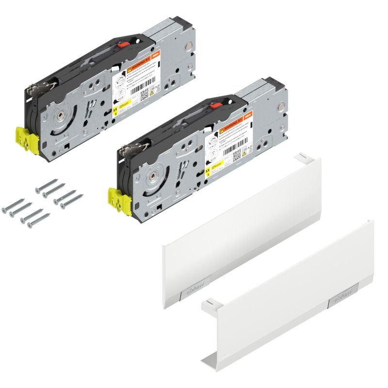 Výklopný mechanismus BLUM Aventos HF TOP, bílé krytky