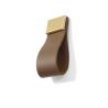 kožený knopek Adelia SM8348, hnědá kůže I LE7 L7