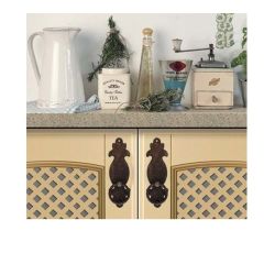 železná svislá úchytka Rustico, staré železo