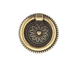 úchytka klepadlo Perseo, průměr 40 mm, starozlatá