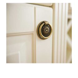 úchytka klepadlo Perseo, průměr 50 mm, starozlatá