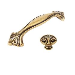 knopek Fenice, starozlatá