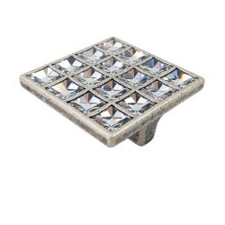 knopek Swarovski Elite XL, starostříbro