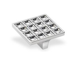 knopek Swarovski Elite XL, lesklý nikl