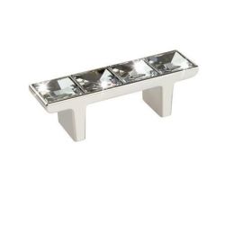 madlo Swarovski Luxus, lesklý nikl