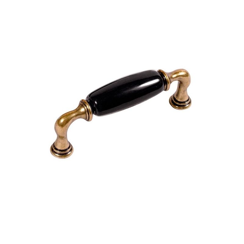 keramická úchytka Decora, starozlatá