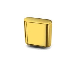 knopek Fave S, zlatá lesklá