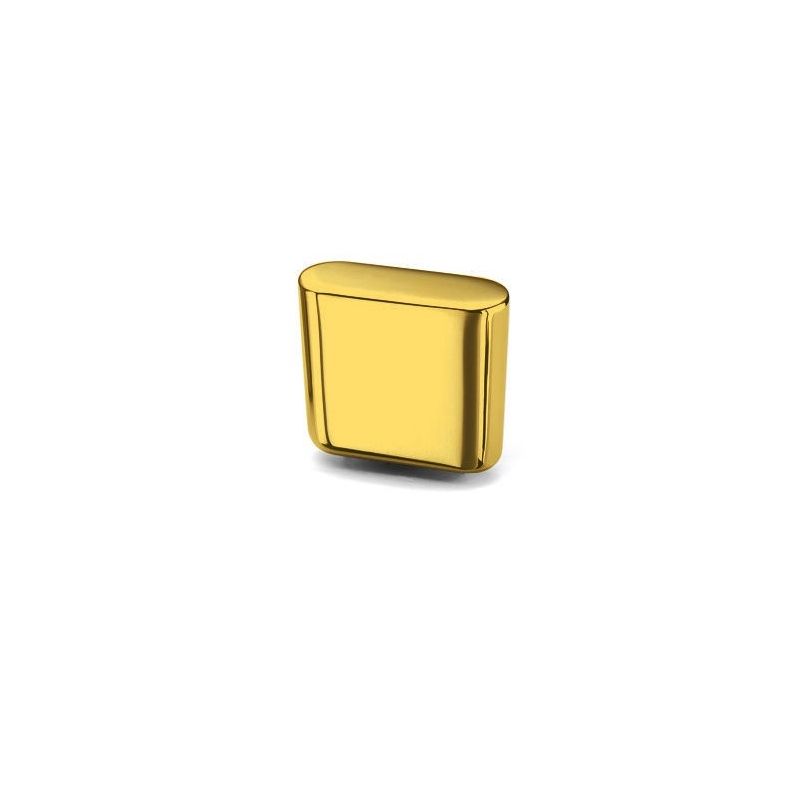 knopek Fave M, zlatá lesklá