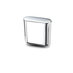 knopek Fave S, lesklý chrom