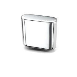 knopek Fave M, lesklý chrom