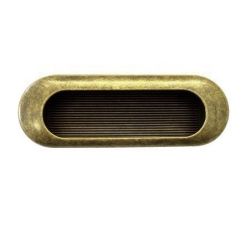 zápustná úchytka Lara, staromosaz