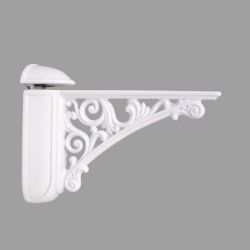 Policová podpěra Barocco, bílá