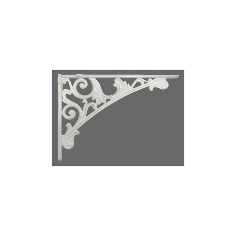 Policová podpěra Barocco, bílá