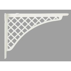 Policová podpěra Coloniale, bílá