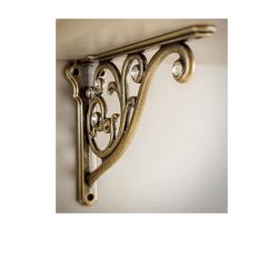 Policová podpěra Swarovski Neoclassico, starozlatá