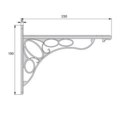 Policová podpěra Liberty, starocin