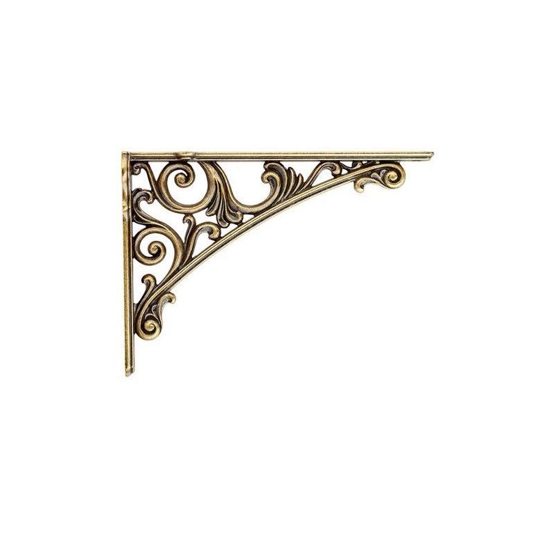 Policová podpěra Barocco, starozlatá