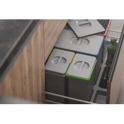 Vestavěný Sorter MEXI WS-500/60, 1x15L+2x7 L