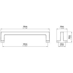 madlo Shirama 2640, černá matná PB12