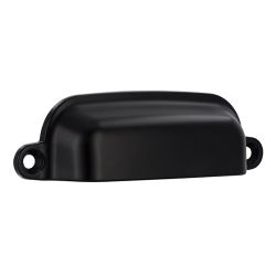 úchytka mušle Kyrku 2296, černá matná PB12