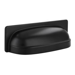 úchytka mušle Kadar 2634, černá matná PB12