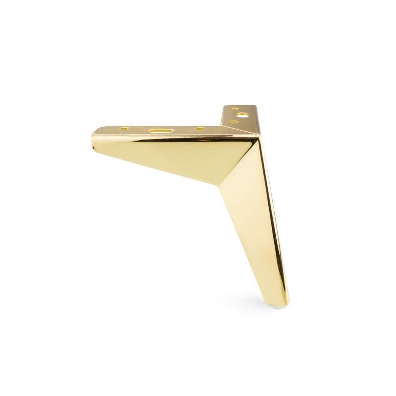 Nábytková nožička DN-724, zlatá lesklá