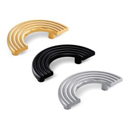 madlo ve tvaru půlkruhu Luna, gold lux