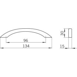 madlo Pragmatic 916, lesklý antracit ZN16