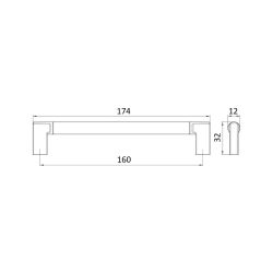 madlo Loire 2457, zlatá broušená matná ZN87