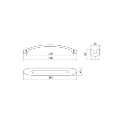 madlo Jean 2374, broušené železo ZN75