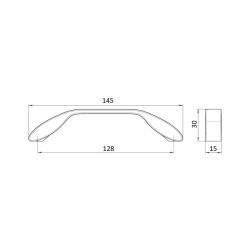 madlo Gary 2266, nikl jemně broušený ZN21
