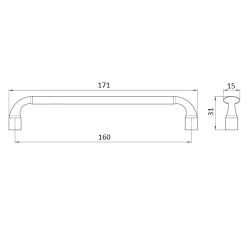 madlo Constance 2442, nikl jemně broušený ZN21