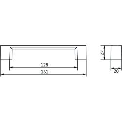 madlo Bonjour 2157, antik ocel efekt ZN63