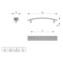 madlo Braid, starozlatá