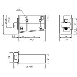 Rektifikační kování, pravé