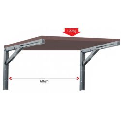 Sklopní konzola, bílá