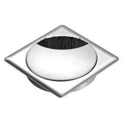 Kabelová přechodka čtvercová, 90 x 90 mm, kov